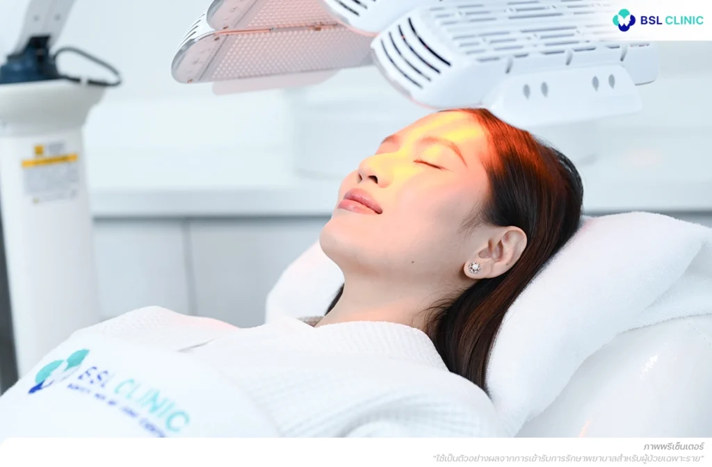 รักษาผิวแพ้ง่าย ฉายแสงลดการอักเสบของผิว