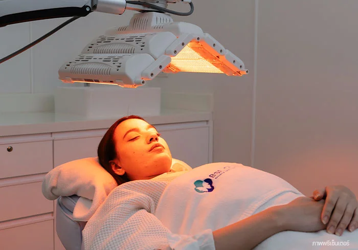 ฉายแสง-รักษาสิว-แสงสีเหลือง