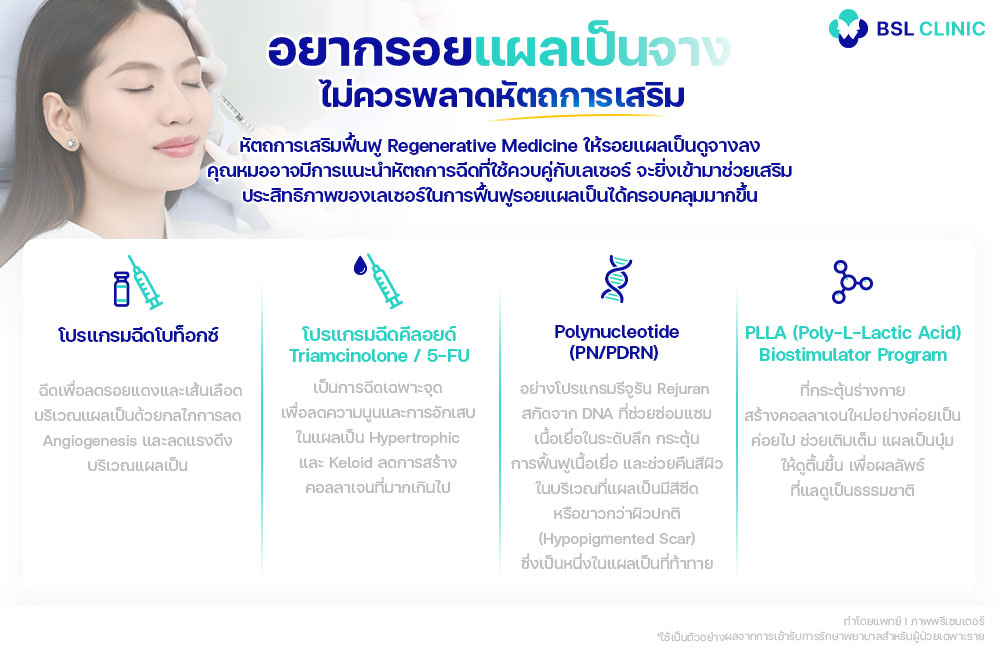 หัตถการช่วยลดรอยแผลเป็น